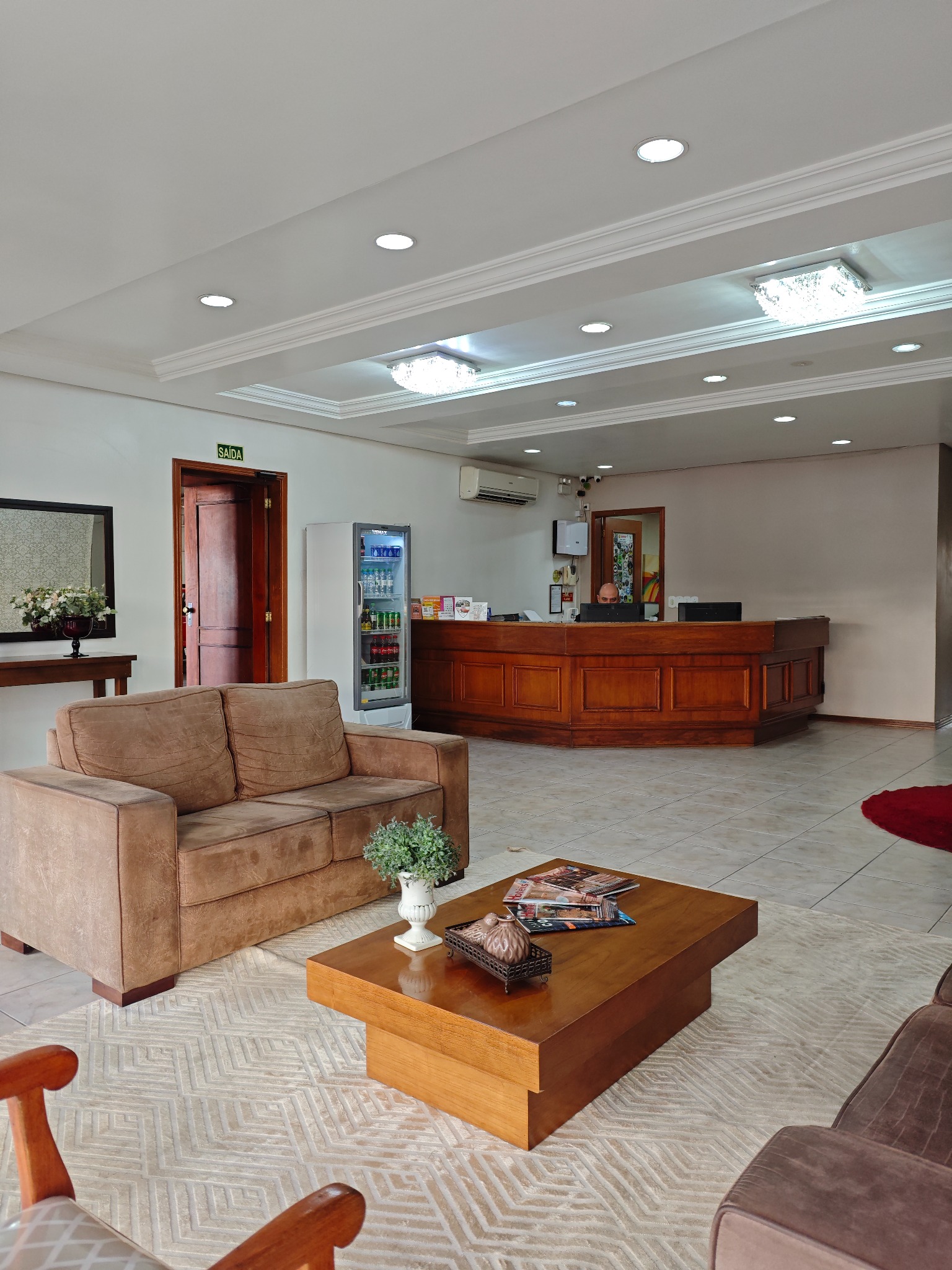 Recepção do River Hotel